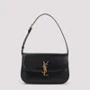 Saint Laurent Solferino Mini Leather Shoulder Bag In Black