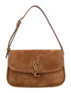 Saint Laurent Brown Solferino Medium Shoulder Bag In Brown