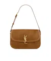 Saint Laurent Solferino Medium In Suede In Brown