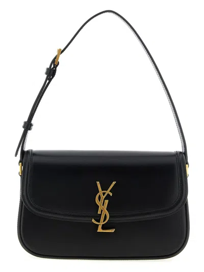 Saint Laurent 'solferino' Medium Shoulder Bag In Black