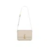 Saint Laurent Solferino Medium Shoulder Bag In White