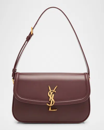 Saint Laurent Solferino Medium Ysl Shoulder Bag In Smooth Leather