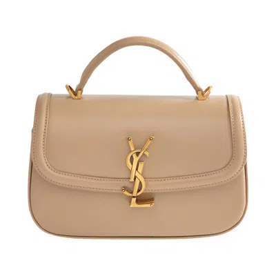 Pre-owned Saint Laurent Solferino Mini Top Handle Bag 'clear/beige' | Cream | Women's Size Onesize