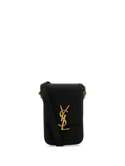 Saint Laurent Solferino Phone Case In Black