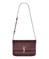 Saint Laurent Solferino Shoulder Bag In Red