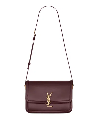 Saint Laurent Solferino Shoulder Bag In Red