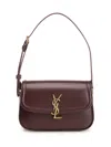 Saint Laurent Solferino Shoulder Bags Bordeaux In Burgundy