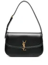 Saint Laurent Large Solferino Nappa Leather Crossbody Bag In Black