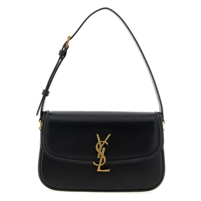 Saint Laurent Solferino Small Shoulder Bag In Black