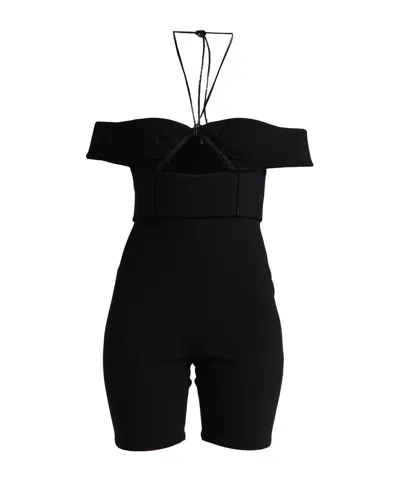 Saint Laurent Solid Color Jumpsuit In Pink