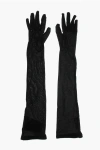 Saint Laurent Solid Color Opera Glovers