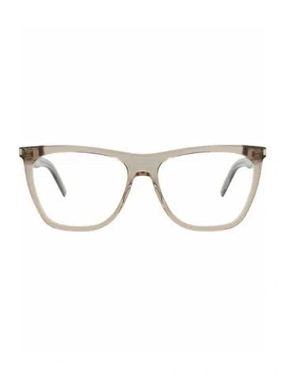Pre-owned Saint Laurent Solid Eyeglasses W/ Tags In Brown