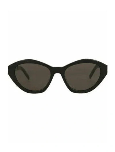 Pre-owned Saint Laurent Solid Sunglasses W/ Tags In Black