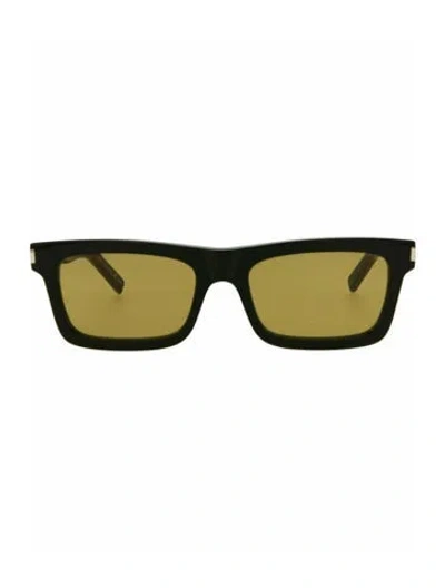 Pre-owned Saint Laurent Solid Sunglasses W/ Tags In Black