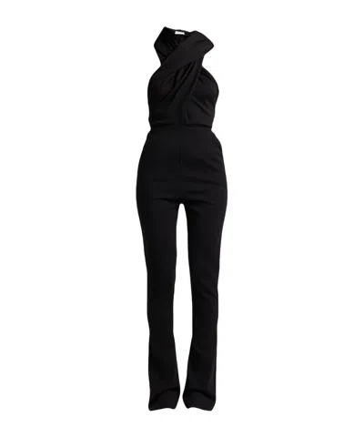 Saint Laurent Solid-color Jumpsuit In Black