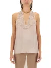 Saint Laurent Tops In White