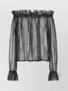 Saint Laurent Blusa In Crepe Stampata  Donna