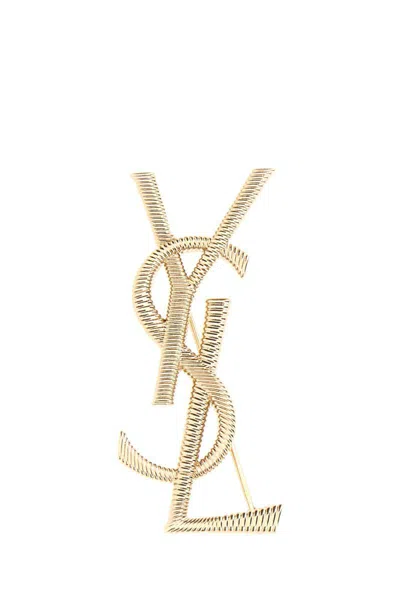 Saint Laurent Spille In Gold