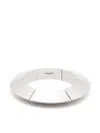 Saint Laurent Spinner Bangle In Silber
