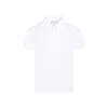 Saint Laurent Cotton Piqué Cassandre Embroidery Polo Shirt Clothing In White