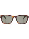 Saint Laurent Eyewear Sl 710 Accessories In Brown