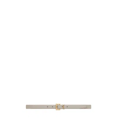 Saint Laurent Square Buckle Narrow Waist Belt
