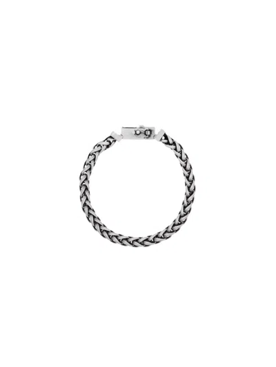 Saint Laurent Square Chevron Chain Bracelet