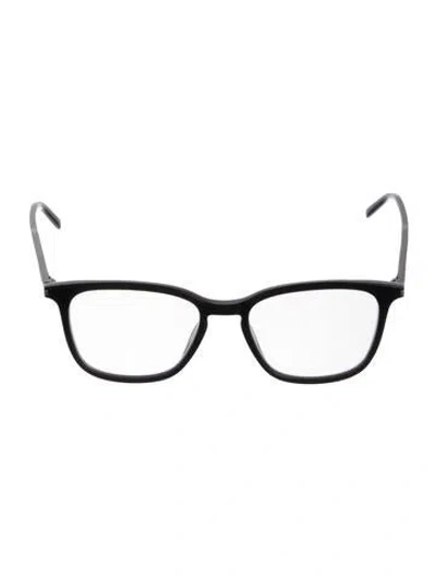 Pre-owned Saint Laurent Square Eyeglasses In Black