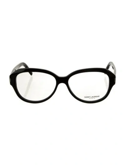 Pre-owned Saint Laurent Square Eyeglasses W/ Tags In Black