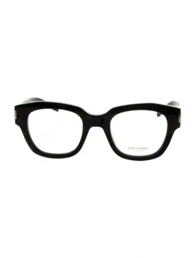 Pre-owned Saint Laurent Square Eyeglasses W/ Tags In Black