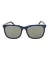 Saint Laurent Square-frame Acetate Sunglasses In Blue