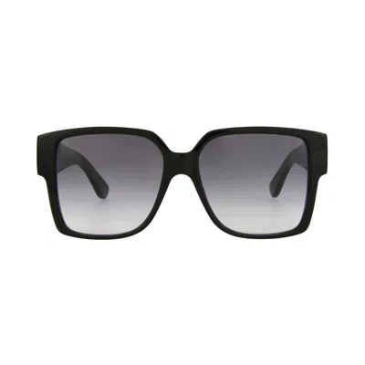 Pre-owned Saint Laurent Square Frame Acetate Sunglasses 'black/grey' | Men's Size Onesize