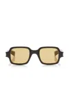 Saint Laurent Square Sunglasses In Brown