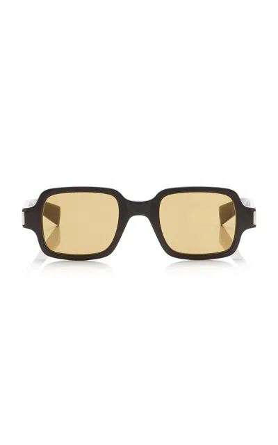 SAINT LAURENT SQUARE-FRAME ACETATE SUNGLASSES