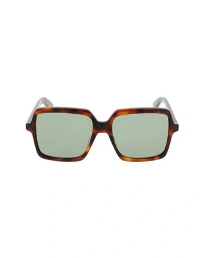 Saint Laurent Square-frame Acetate Sunglasses Woman Sunglasses Brown Size 56 Acetate