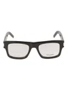Saint Laurent Square Frame Classic Glasses In Black