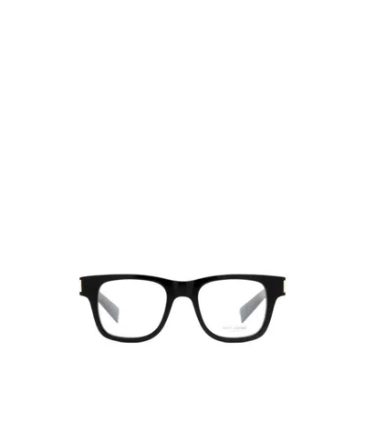 Saint Laurent Square-frame Eyeglasses In Black