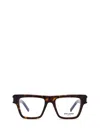 Saint Laurent Square Frame Glasses In 002 Havana Havana Transpa