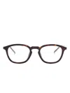 Saint Laurent Square-frame Glasses In ブラウン