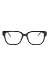 Saint Laurent Square-frame Glasses In ブラック