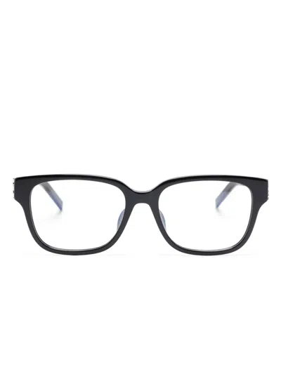 Saint Laurent Square-frame Glasses In ブラック