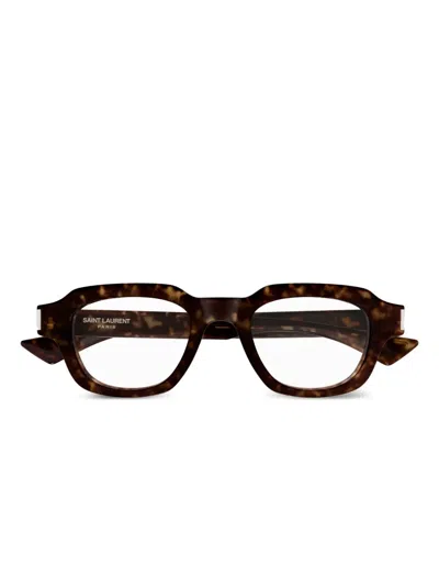SAINT LAURENT SQUARE-FRAME GLASSES