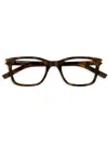 Saint Laurent Square-frame Glasses In 褐色