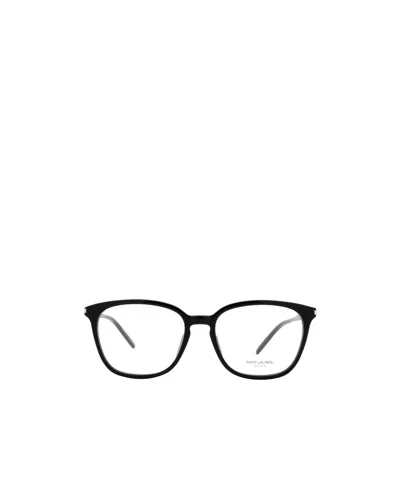 Saint Laurent Square-frame Glasses In Black