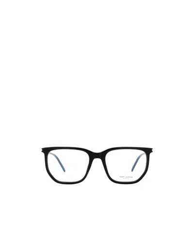 Saint Laurent Square-frame Glasses In Black