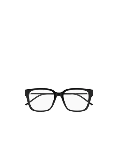 Saint Laurent Square-frame Glasses In Black