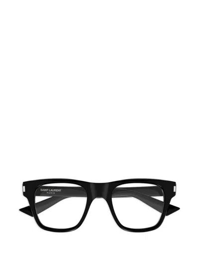Saint Laurent Square-frame Glasses In Black
