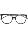 Saint Laurent Cat Eye Glasses In Black