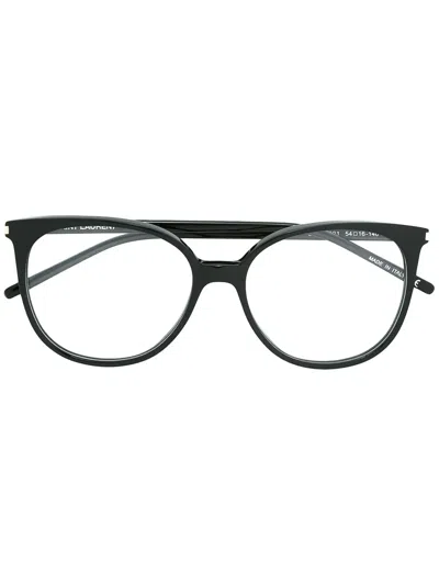 Saint Laurent Cat Eye Glasses In Black