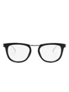 Saint Laurent Square-frame Glasses In Black